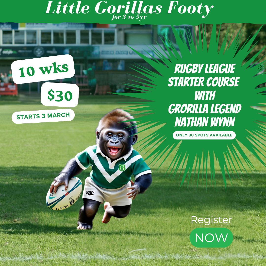 Little Gorillas Rugby League Starter Course